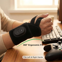 BECANNA carbon fiber heating delivers deep warmth for wrist recovery.