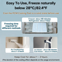 BECGAM PCM ice pack offers non-condensation cooling.