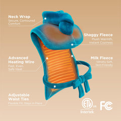 Bedsure luxury fleece fabric feels soft against skin for comfort
