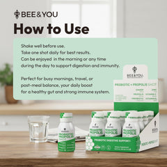 Bee & YOU 12-pack display for convenient daily dosing