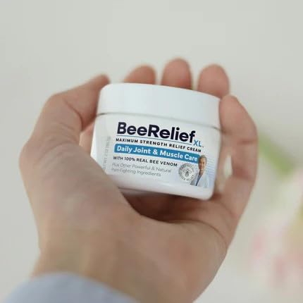 BeeReliefXL massage-application scene depicting routine relief.