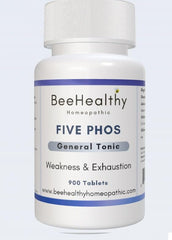 BeeHealthy Five PHOS energy bottle shown for daily vitality support