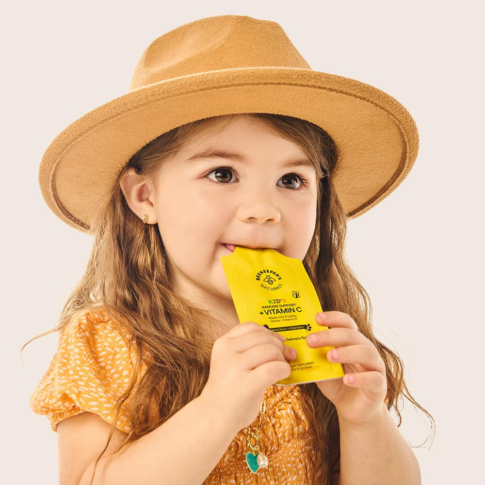 Beekeeper's Naturals liposomal vitamin C highlighting improved absorption potential.