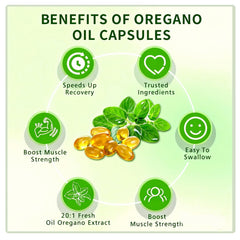 BELANO oregano and black seed oil blend in softgels for mindful use