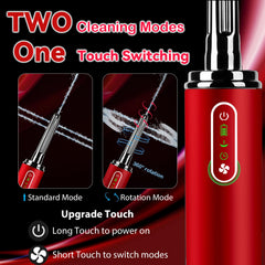 Belcore rotating nozzle provides thorough cleaning with 360° motion.