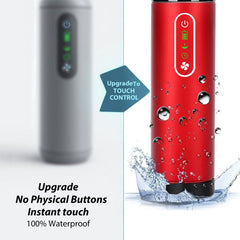 Belcore connects to large containers for ample water supply during cleansing.