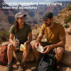 Beleon Cream Pumpkin Survival Ration biscuits, compact energy for on-the-go adventures.