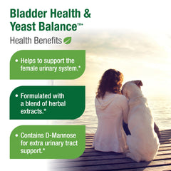 Bell Bladder Health & Yeast Balance label highlights natural ingredients.
