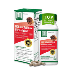 Bell HDL Cholesterol Formulation bottle shown for daily wellness support