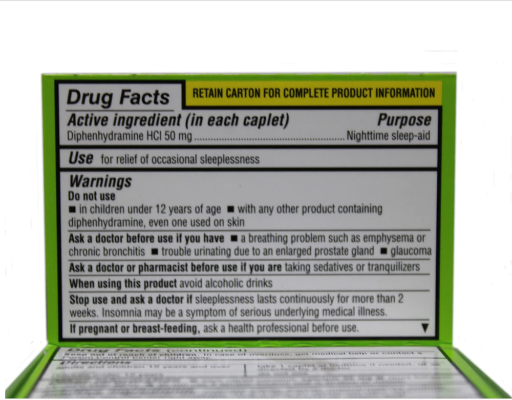 Bell Pharmaceuticals Jet-Asleep 6-pack packaging on shelf.