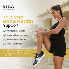 Bella All Natural unflavored liquid drops preserve neutral taste.