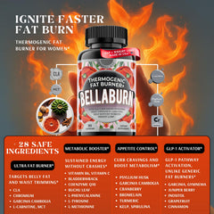 Bellaburn bottle daily dosage, simple routine for daily use.