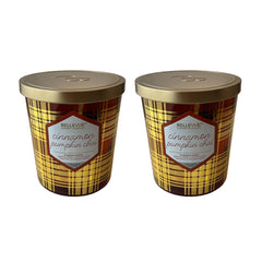 Bellevue Luxury Candle 12oz glass vessel enhances living room ambiance
