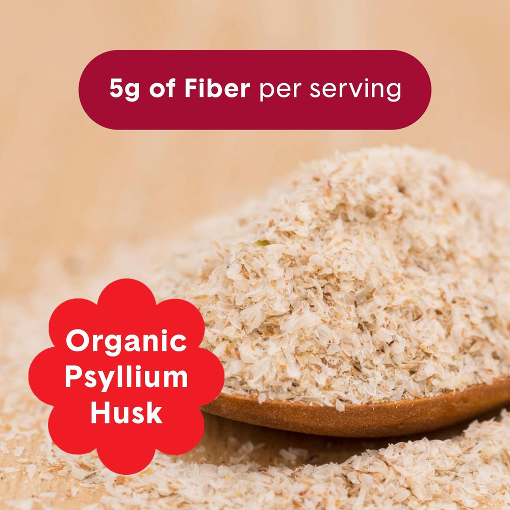 Glass with prepared Bellway fiber drink for convenient daily routine