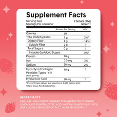 Bellway Super Fiber Powder cold water drink, displaying refreshing Strawberry Lemonade taste.