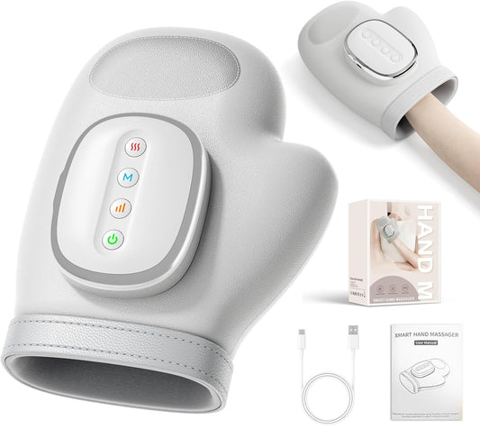 Belovedone 3-in-1 hand massager front view with soothing warmth and gentle compression.