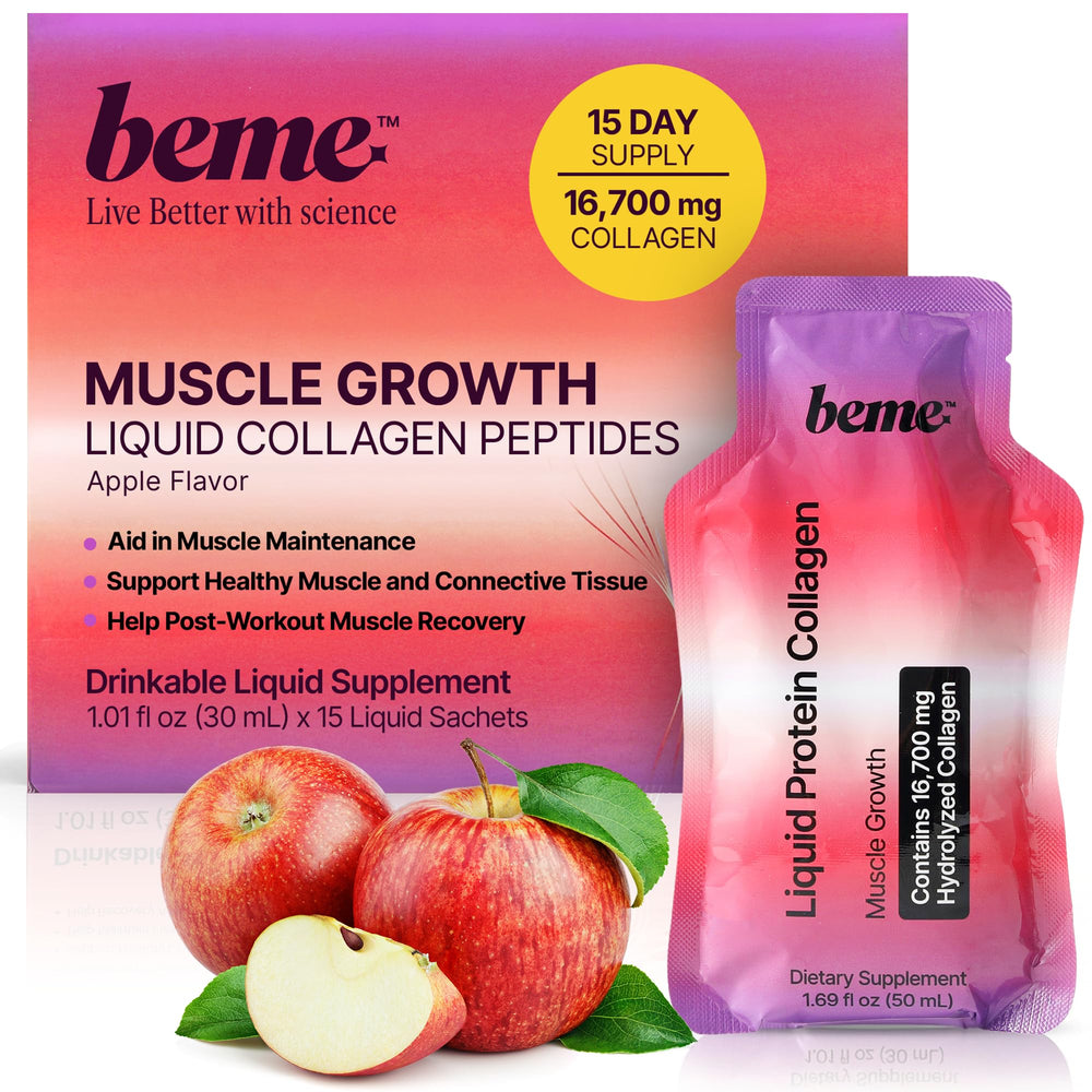 BeMe liquid protein shot bottle for on-the-go nutrition and quick recovery