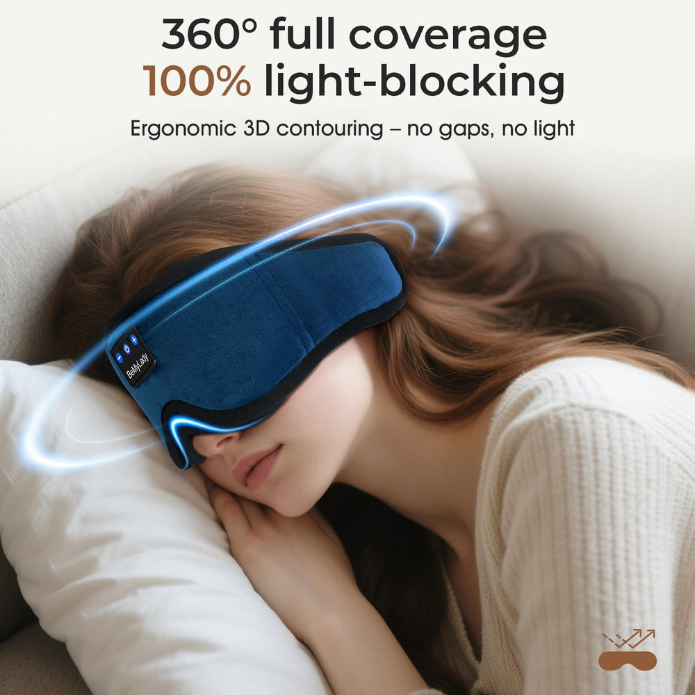 BeMyLady 3D contoured eye cups reduce pressure for comfortable naps