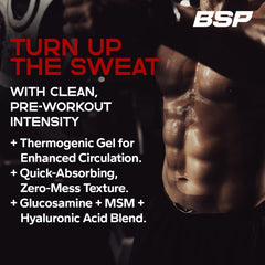 Benavidez Sweat Faster bottle pour shows easy dosage for HIIT and circuits.