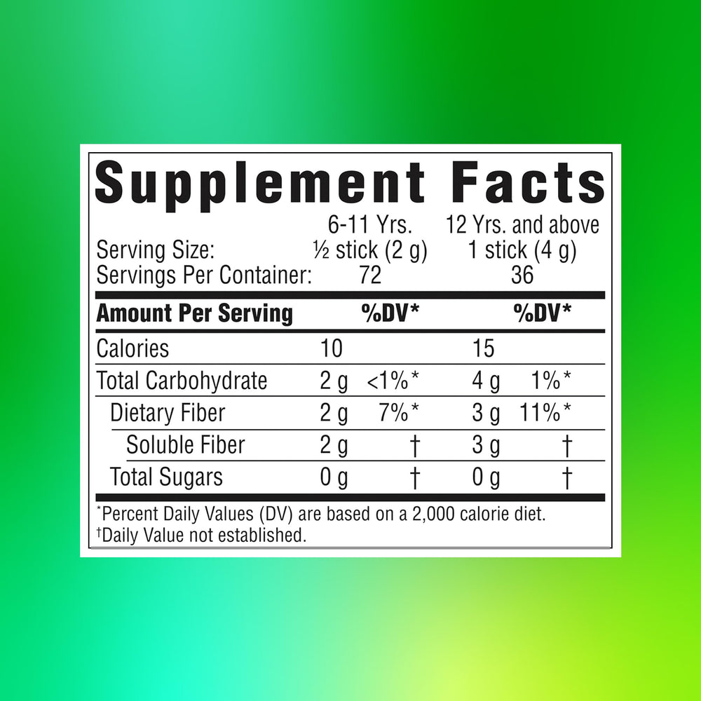 Benefiber On the Go mix into yogurt or soft foods
