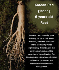 Quality cultivation of Benepisyo red ginseng ensures integrity and flavor.