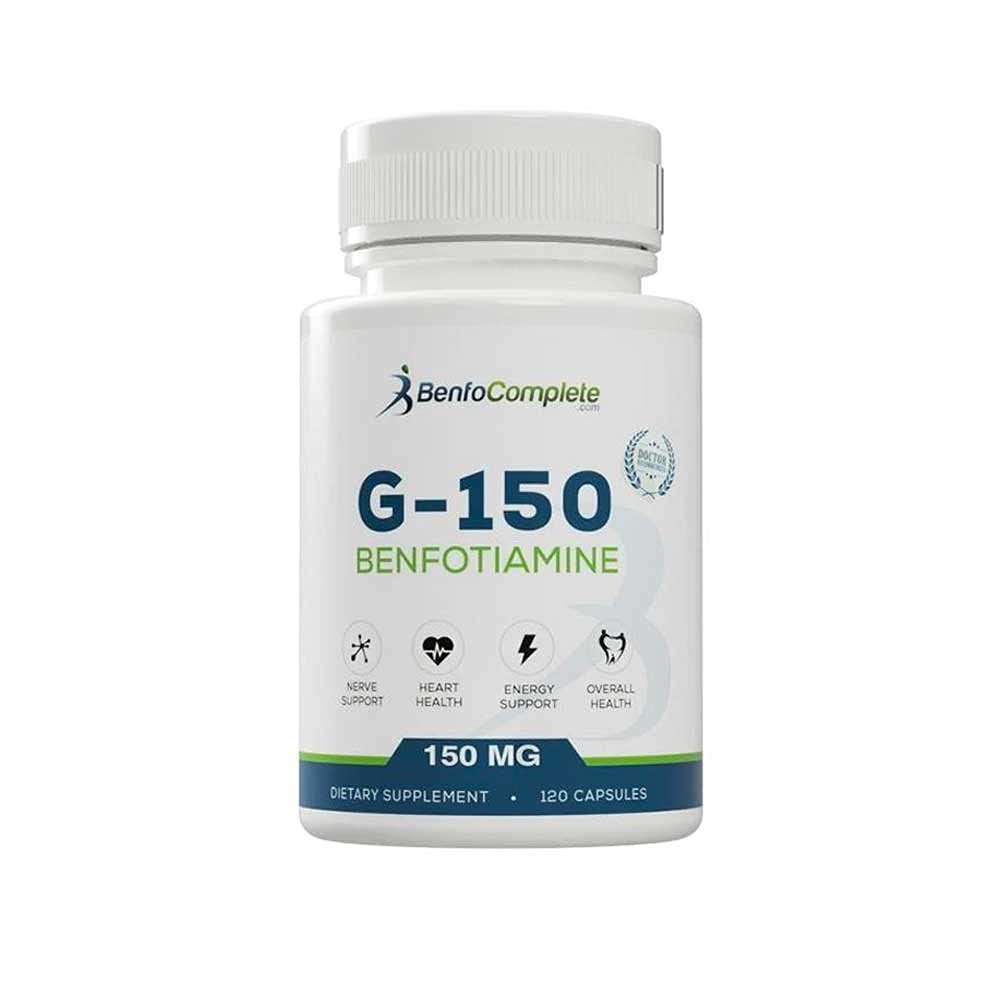 BenfoComplete benfotiamine 150 mg bottle for daily supplementation