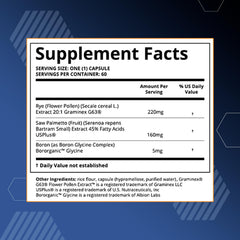 Ben's Natural Health Prostate Power USA-made label signals quality and trust