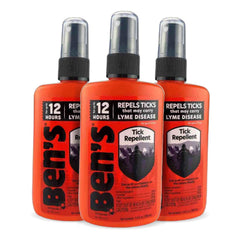 Ben's Tick Repellent bottle with pump for easy outdoor protection against insects