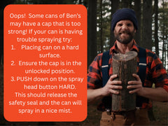 Ben's Tick Repellent protecting gear and apparel during outdoor activities.