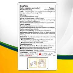 Benzedrex inhaler packaging box highlighting convenience.