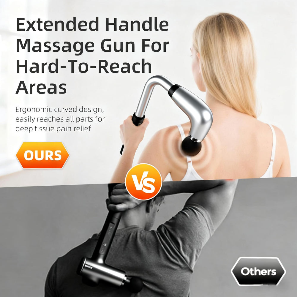 BEONISI massage gun with 9 speeds for tailored intensity