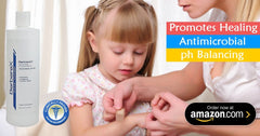 BerbereX antimicrobial wound cleanser in use on skin during care