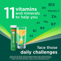 Berocca vegan sugar-free label and ingredients