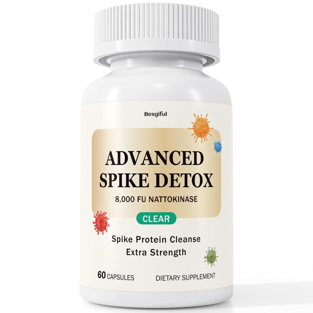 Besgiful Advanced Spike Detox bottle shown for daily wellness use