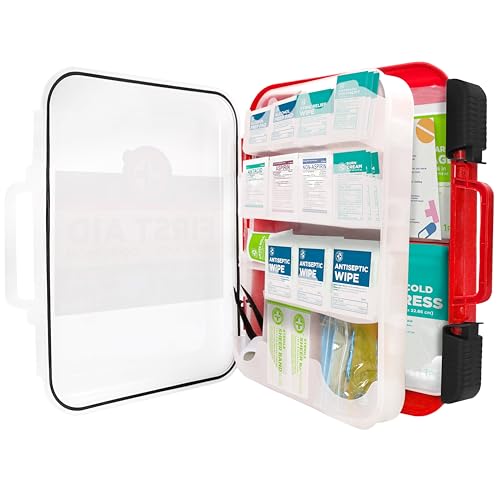 Be Smart Get Prepared First Aid Kit interior with organized compartments for fast access