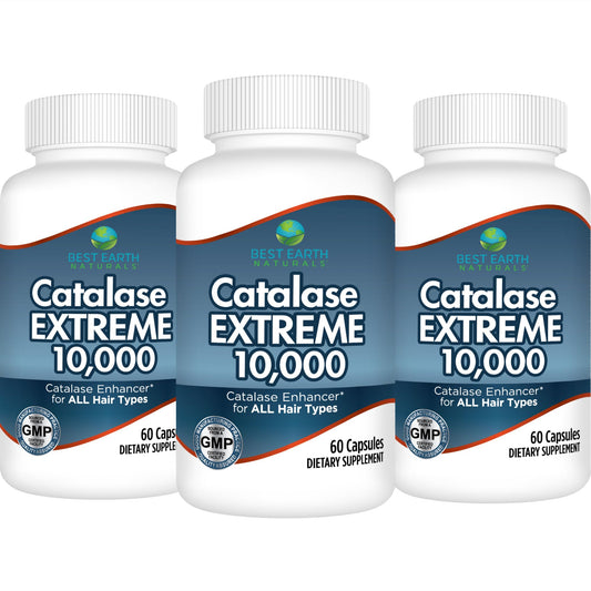 Best Earth Naturals Catalase Extreme 10000 bottle front for hair vitality