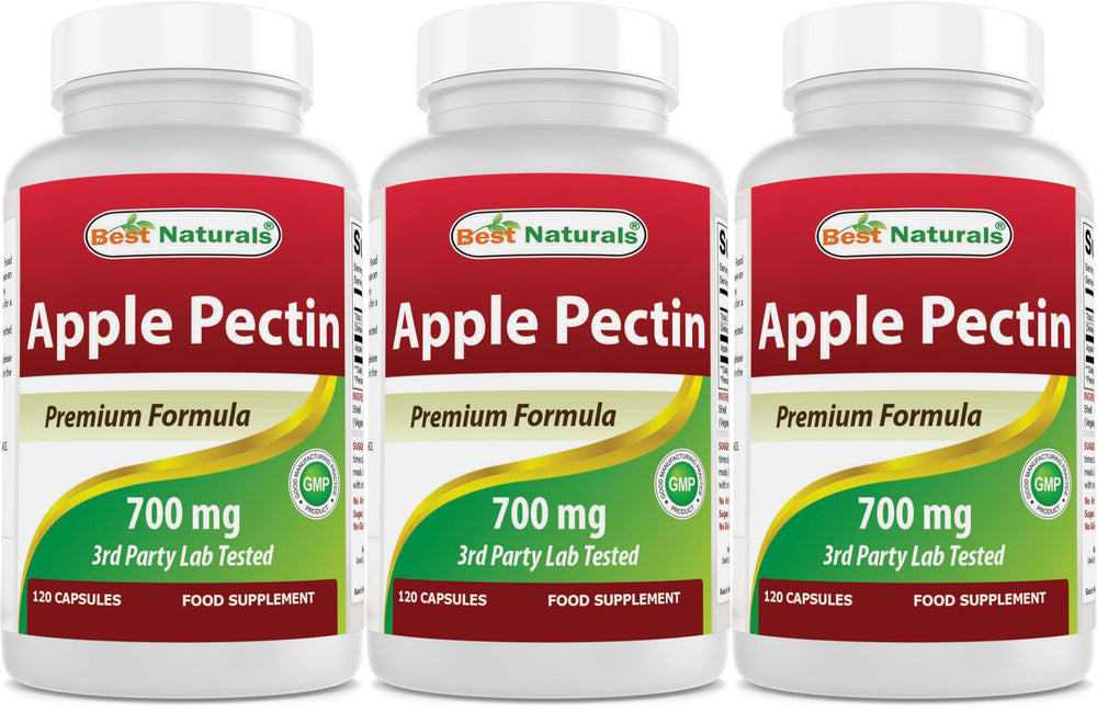Best Naturals Apple Pectin bottle front promoting dietary fiber support