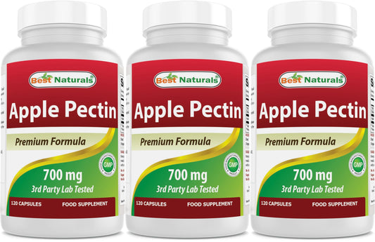 Best Naturals Apple Pectin bottle front promoting dietary fiber support