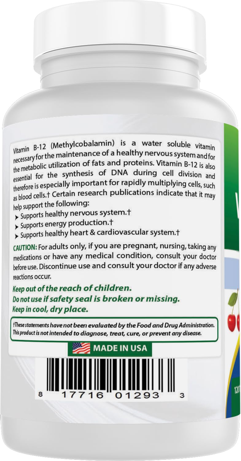 Best Naturals pack of 3 provides long-term B12 support