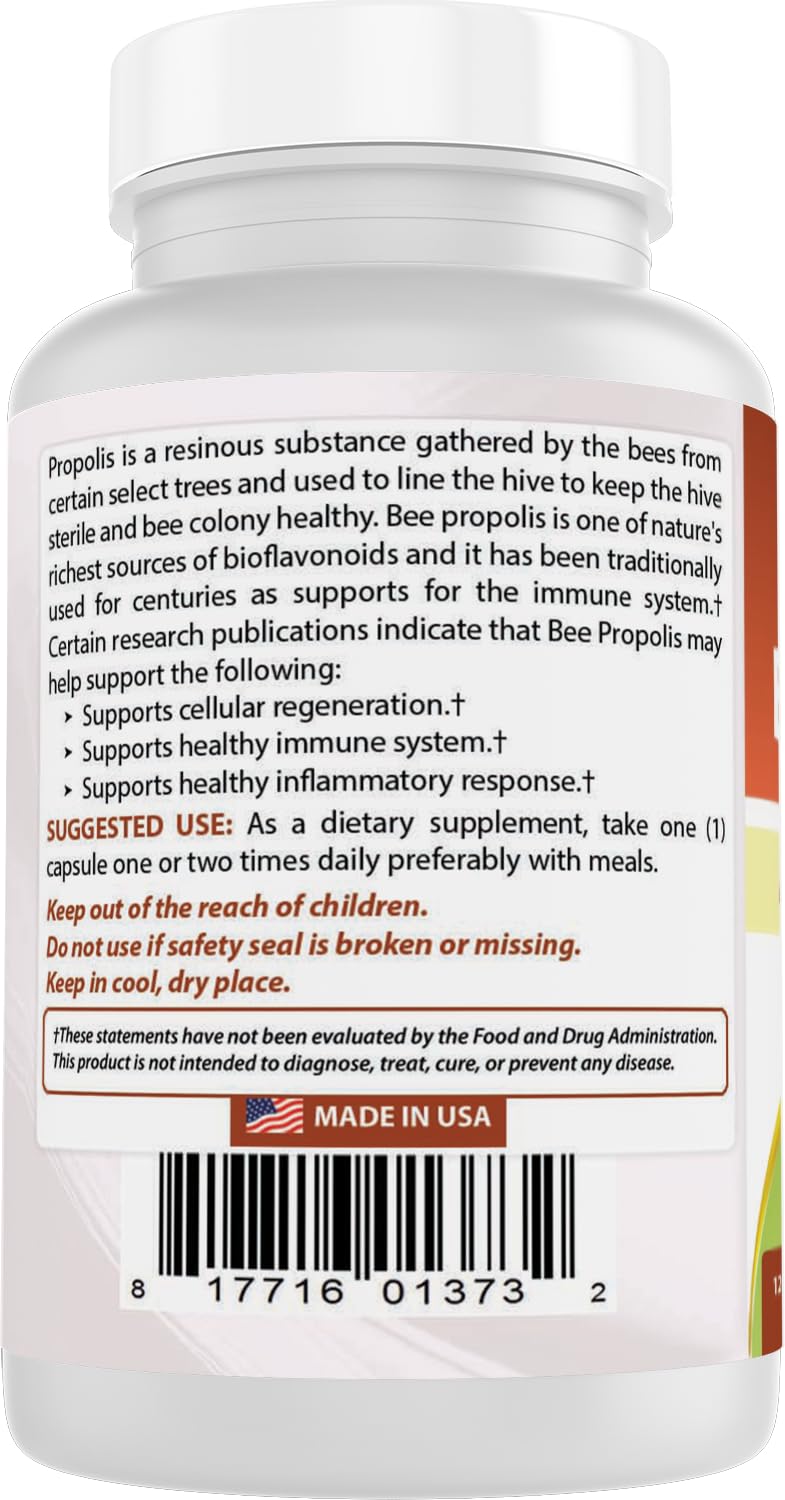 Best Naturals Bee Propolis daily use bottle with seal for easy routine