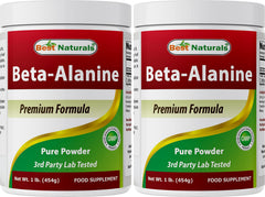 Best Naturals Betaine Anhydrous Powder tub front shows high-potency mixing for shakes.