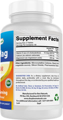 Best Naturals calcium magnesium vitamin D3 bottle on kitchen counter for easy daily routine.