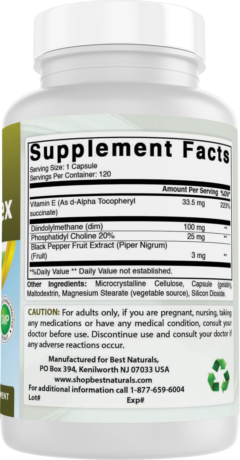 Best Naturals DIM Complex made in USA with GMP and FDA registration