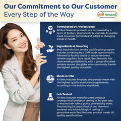 Best Naturals glucomanano Konjac - etiqueta: información clara de ingredientes y seguridad