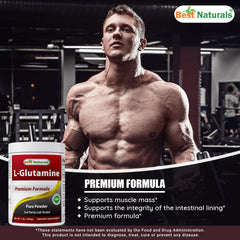 Best Naturals L-Glutamine Powder ingredients list on label