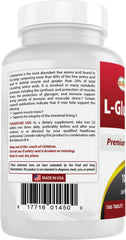 Best Naturals L-Glutamine usage scene suggesting daily routine integration.