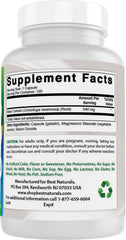 Best Naturals made in USA facility, GMP compliant manufacturing for quality assurance.