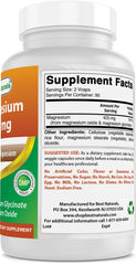 Best Naturals Magnesium bottle side view hints at simple usage.