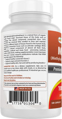 Best Naturals MSM packaging highlights allergen-free formulation for sensitive users.