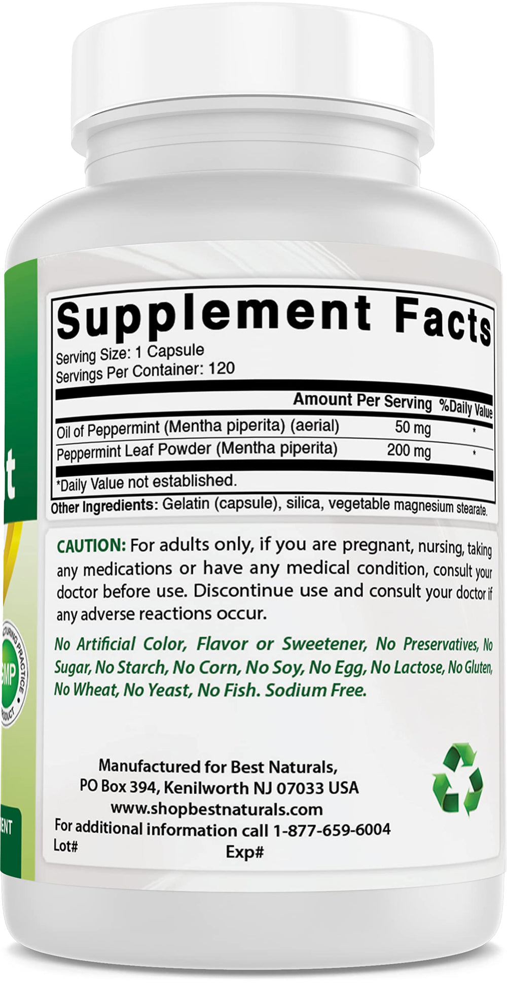 Best Naturals Peppermint Oil packaging trio demonstrates value.